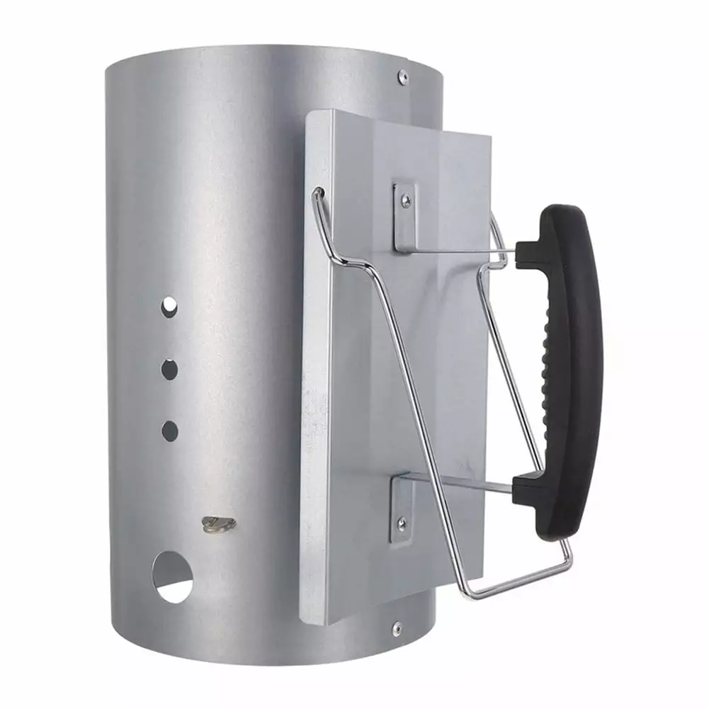 Easy-to-use Charcoal Starter 27.3 x 17 cm Safe and Optimal Outdoor Cooking Center V
