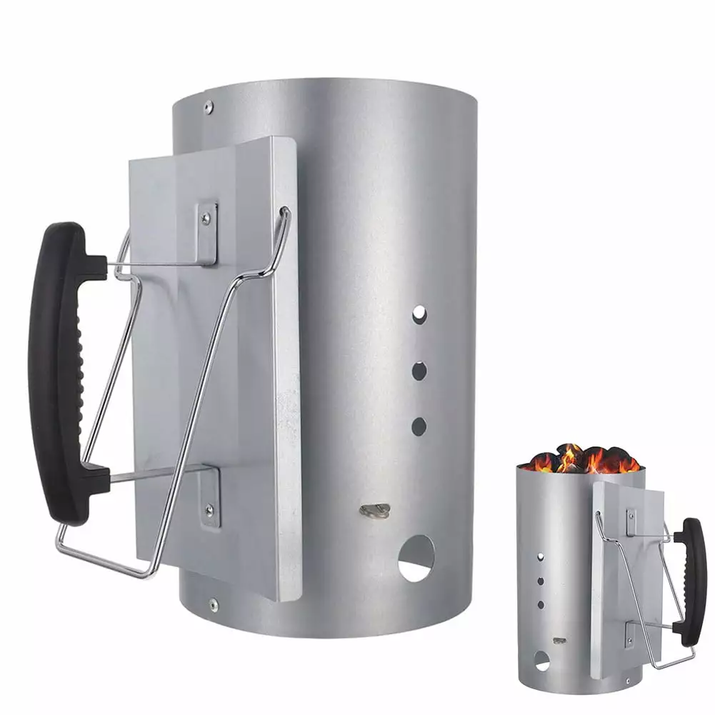 Easy-to-use Charcoal Starter 27.3 x 17 cm Safe and Optimal Grilling RANMEI