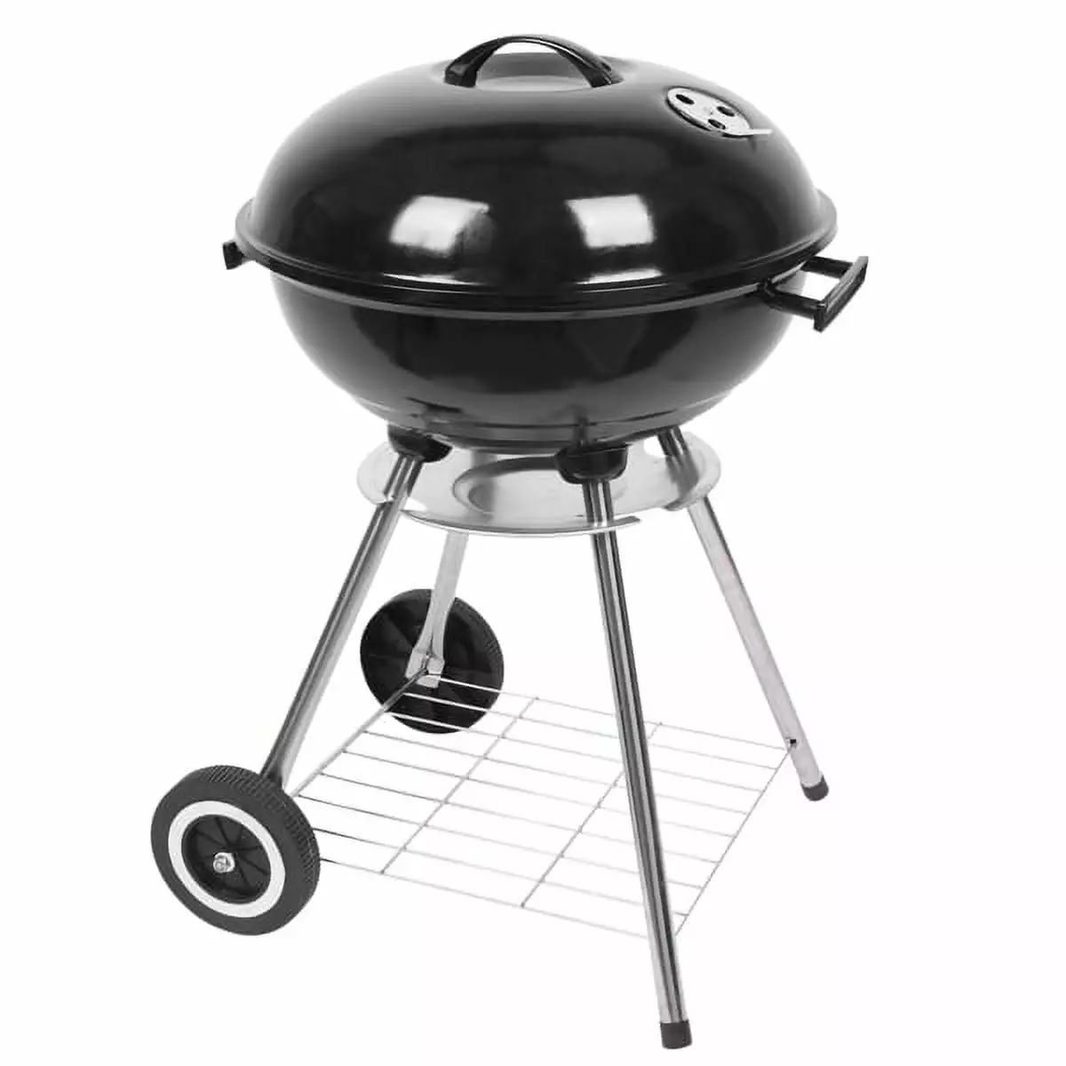 Fithood Zokop 18 Inch Applef Charcoal Stove Enamel Cover Side Wheels Outdoor Cooking