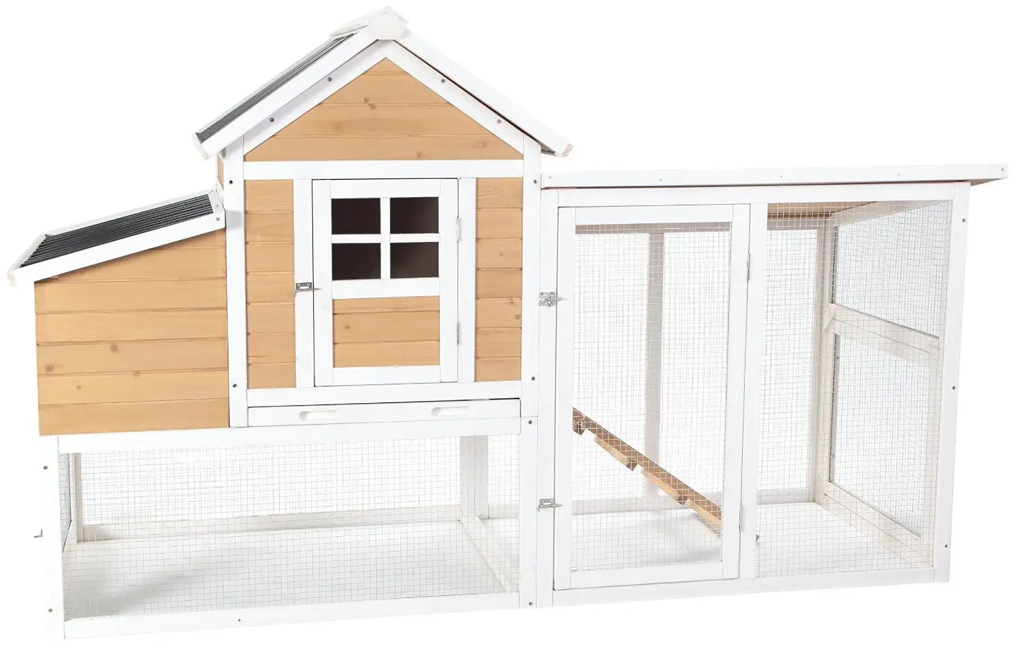 SummerHawk Ranch 33556 Victorian Teak Barn Chicken Coop Classic Poultry Housing