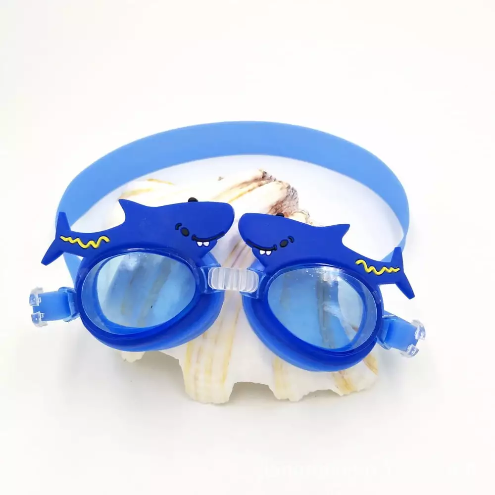 Anti-fog Children's Swim Goggles Clear Vision Water Pool Goggles Toddler Kids Youth Shark