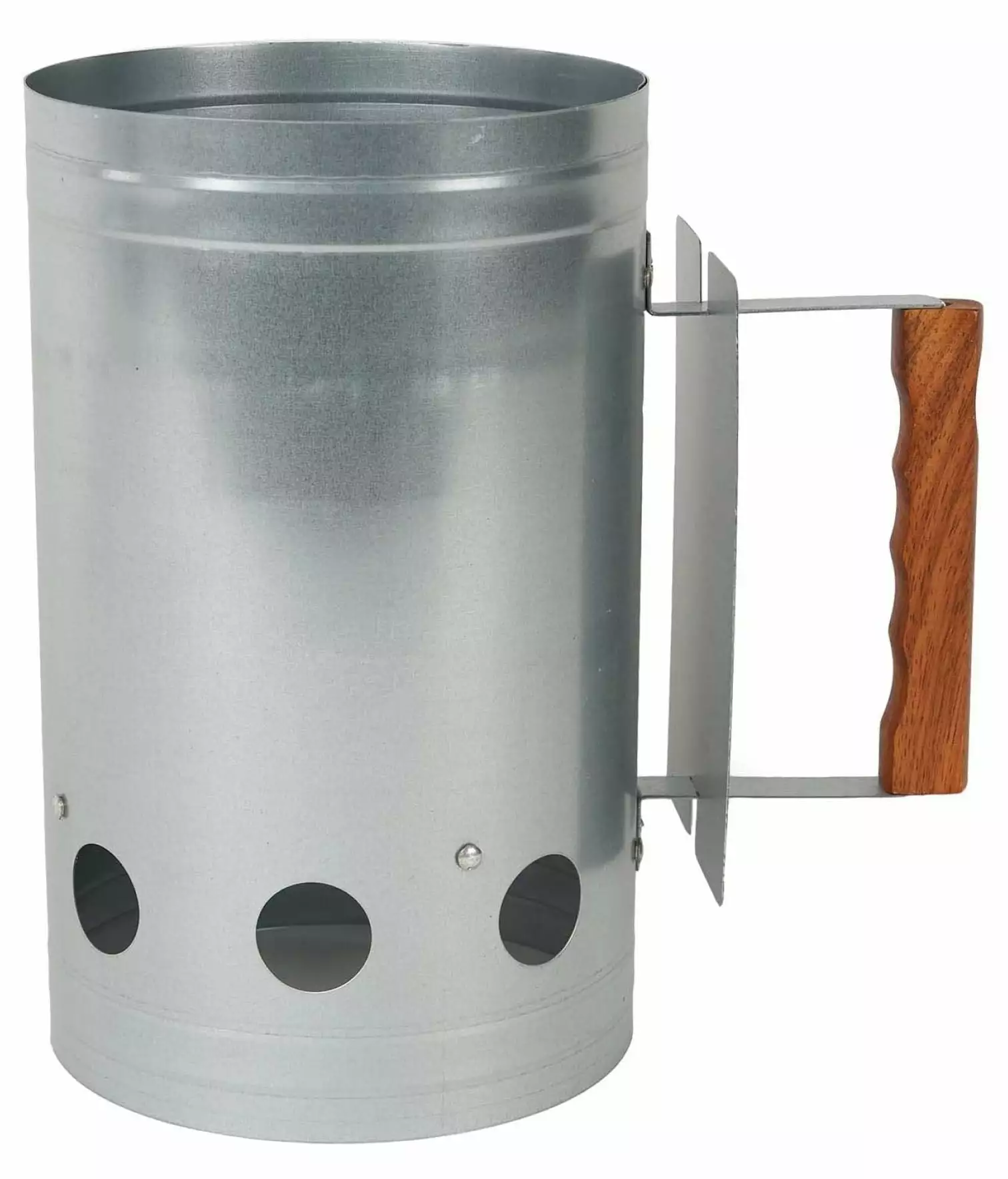 Ou yang fei Galvanized Charcoal Chimney Starter Easy Safe Fire Starter Without Lighter Fluid