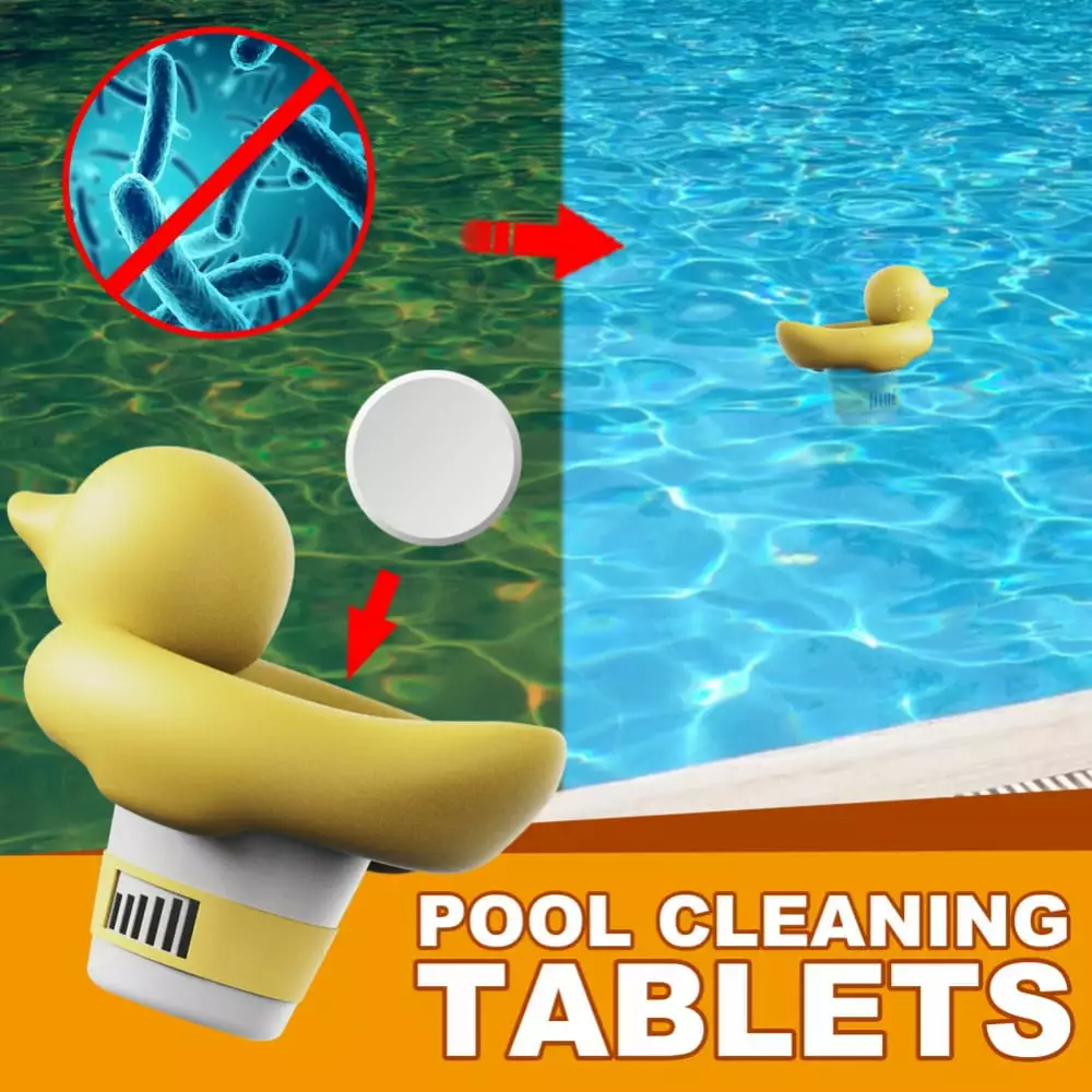 Chlorine Floater Duck Floating Pool Chlorine Dispenser 1 and 3 Inch Tablets