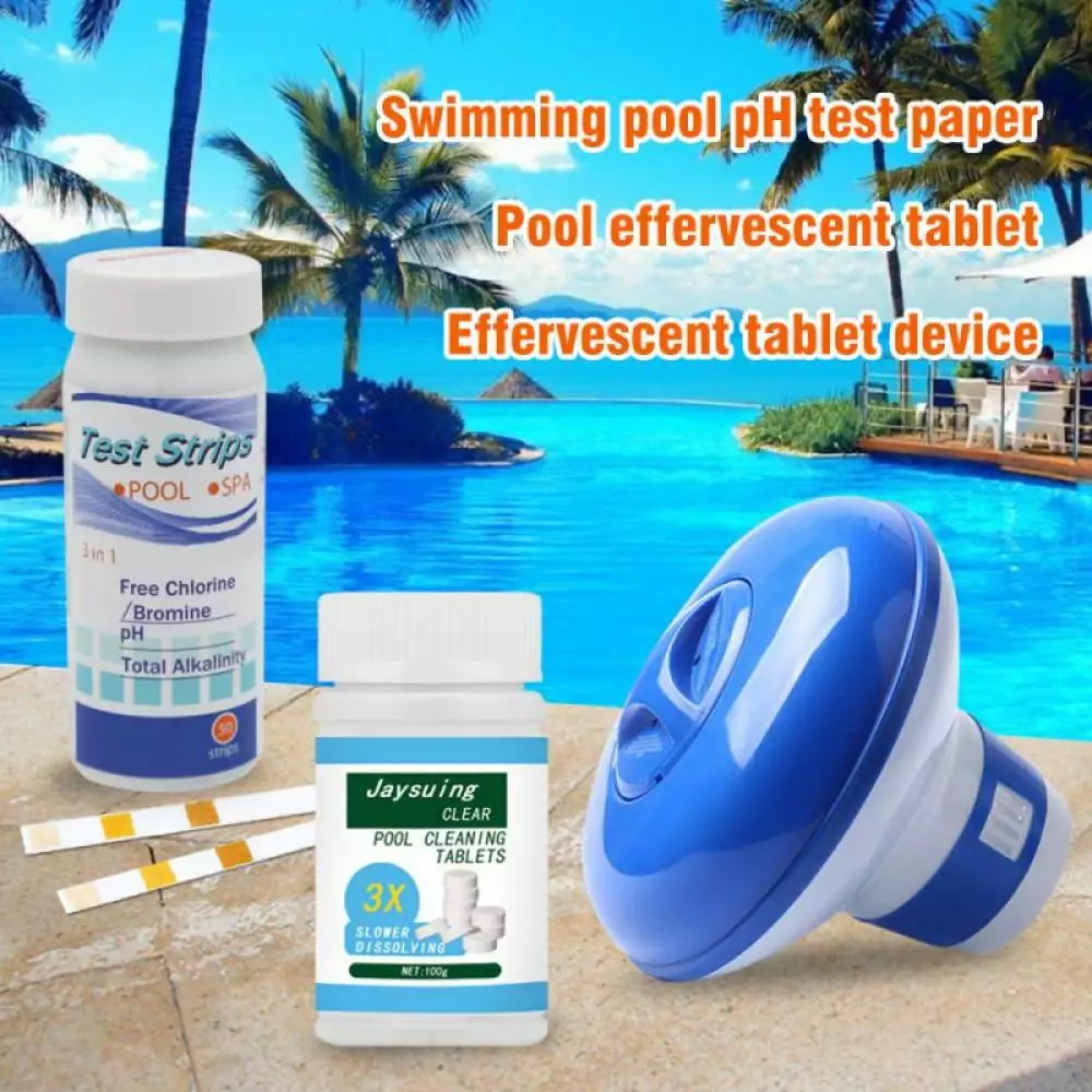 Clear Pool Chlorine Floater 1 Inch Tablets Floating Collapsible Dispenser