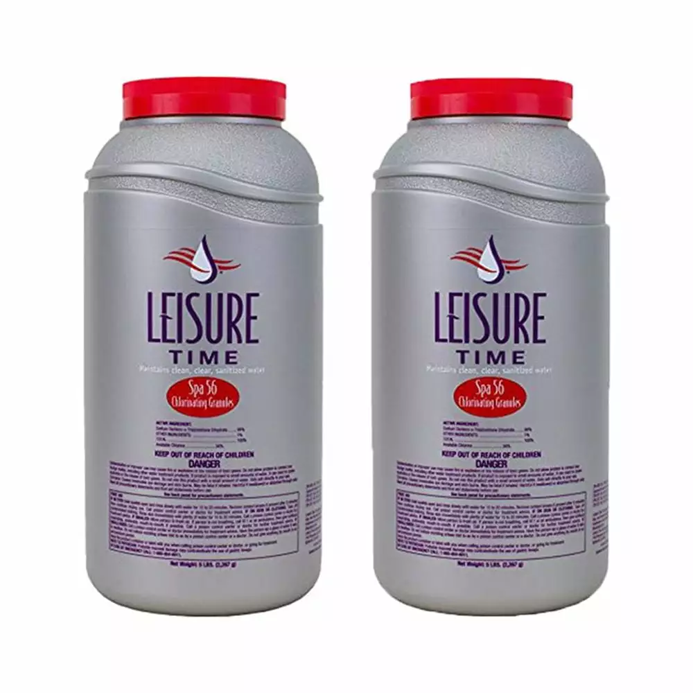 Leisure Time Spa 56 Chlorinating Granules 2 Pack Spas and Hot Tubs