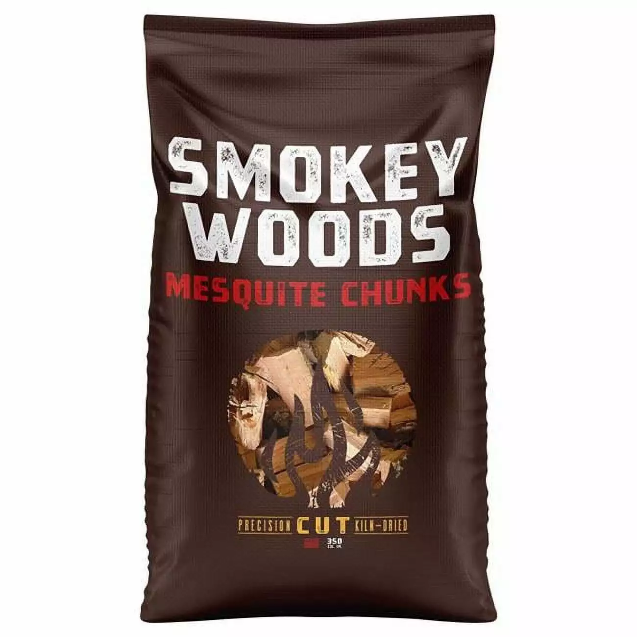 Smokey Woods 350 cu. . All Natural Mesquite Wood Smoking Chunks BBQ