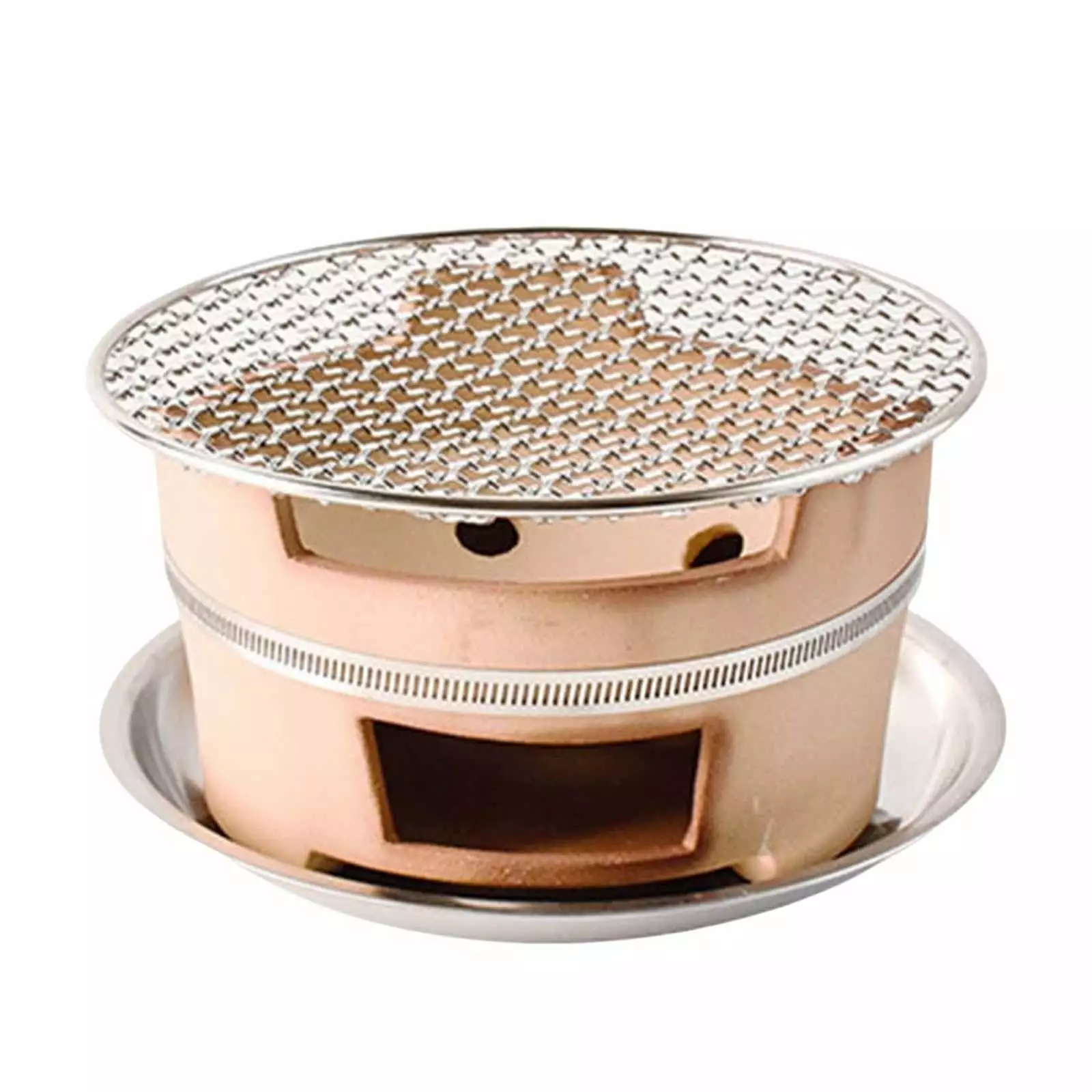 Travel-friendly Clay BBQ Hot Pot Camping Outdoor Picnic Tea Baking figatia