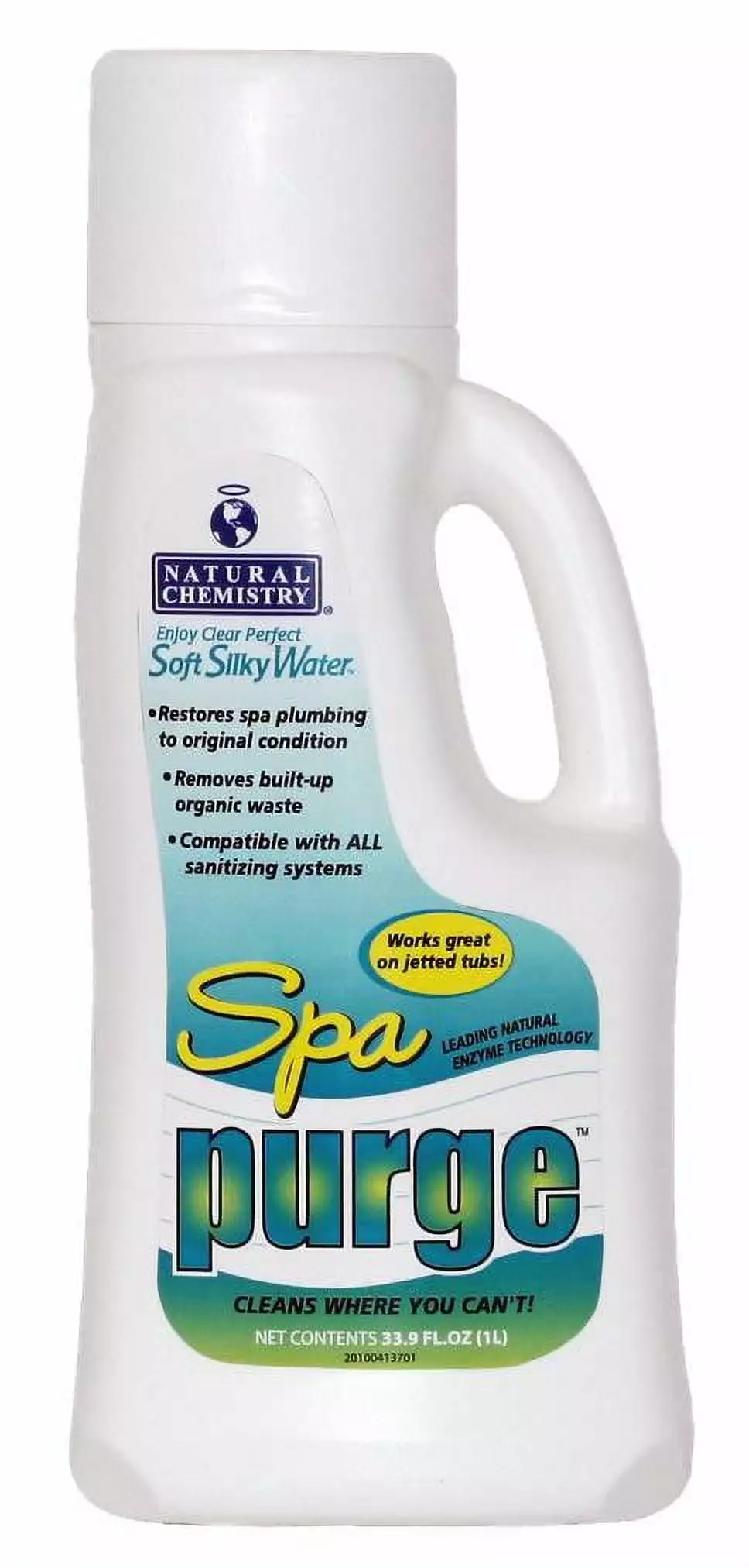 Natural Chemistry Hot Tub Spa Purge Cleaner - 1 Liter Water Chemical 32