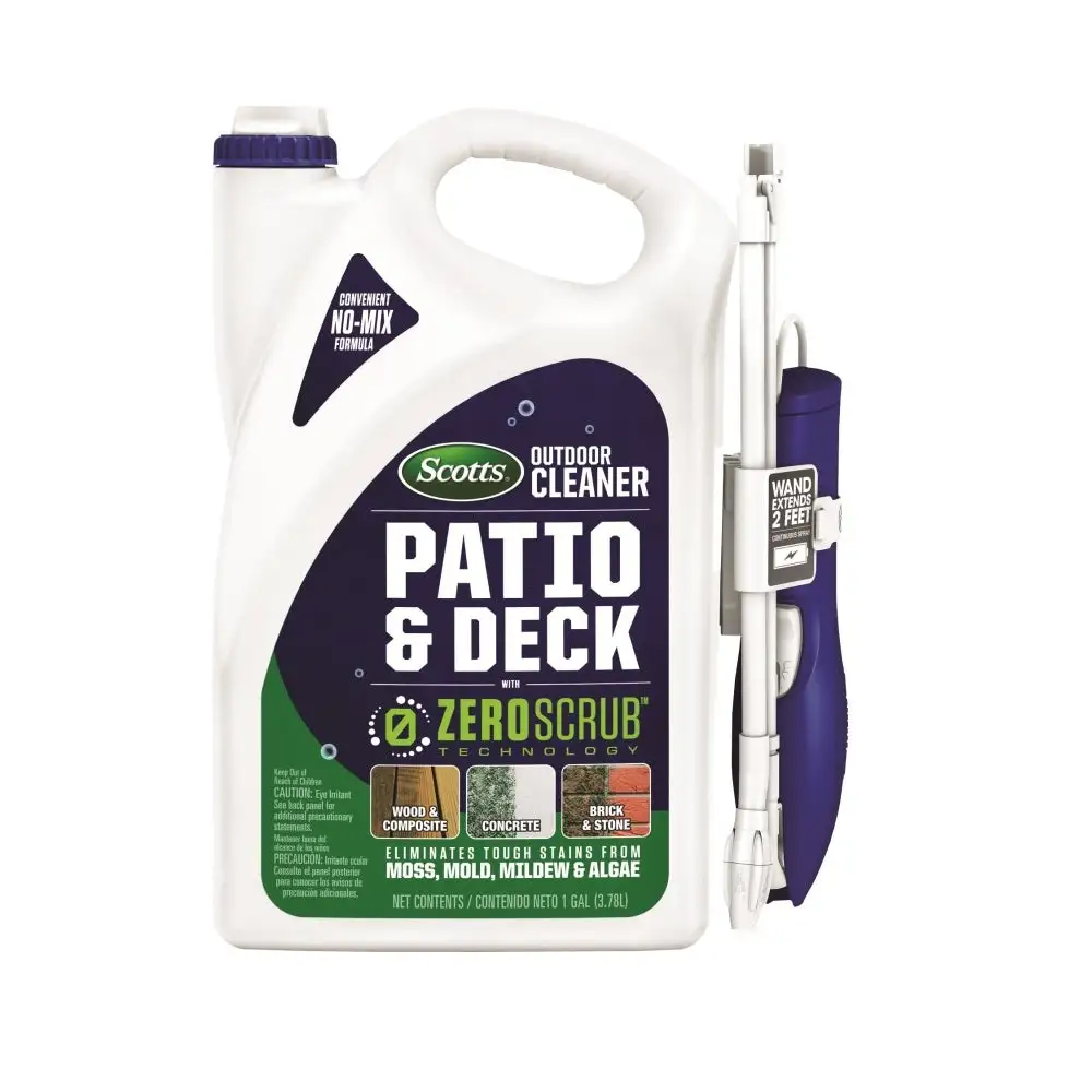 Scotts 51071 Outdoor and Masonry Cleaner 1 Gallon Patios Driveways and Walkways