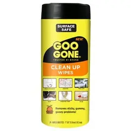Clean Up Wipes 24-Ct Disposable Cleaning Cloths Quick Messes Goo Gone
