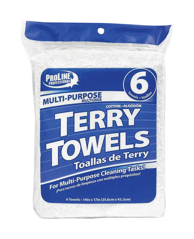 ProLine Cotton Cleaning Cloth 14 . W X 17 . L Pack 24
