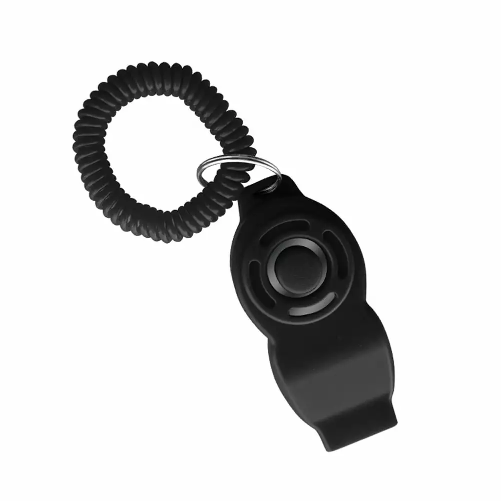 Dog Training Clicker & Whistle Wrist Strap Puppy Trainer Aid Guide