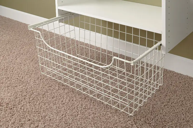 Easy Track 12 . H X 24 . W X 14 . L Stainless Steel Closet Organizer - Space Saving Storage