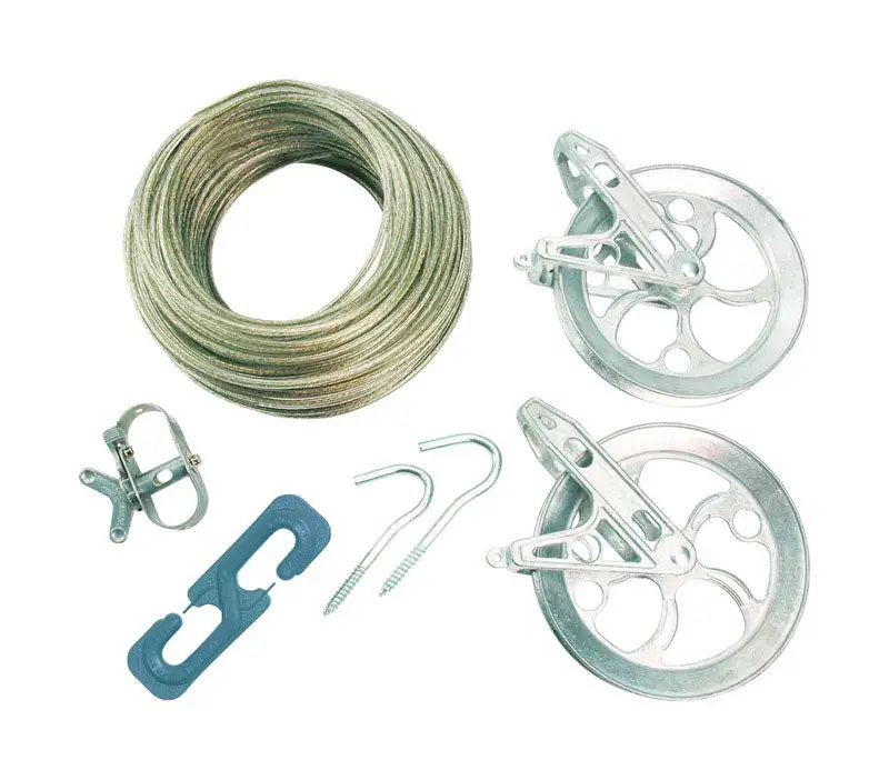 Ben-Mor Strata 150 ft. Steel Clothesline Kit - Heavy Duty Outdoor Drying Solution