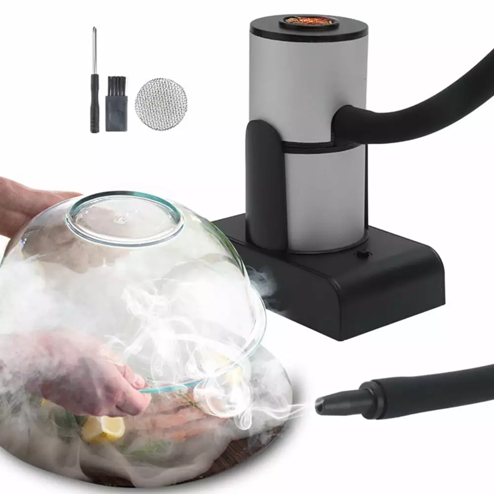 Travel-friendly Handheld Food Smoker Smoking Machine Cocktail Drink Barbecue Cofhtls