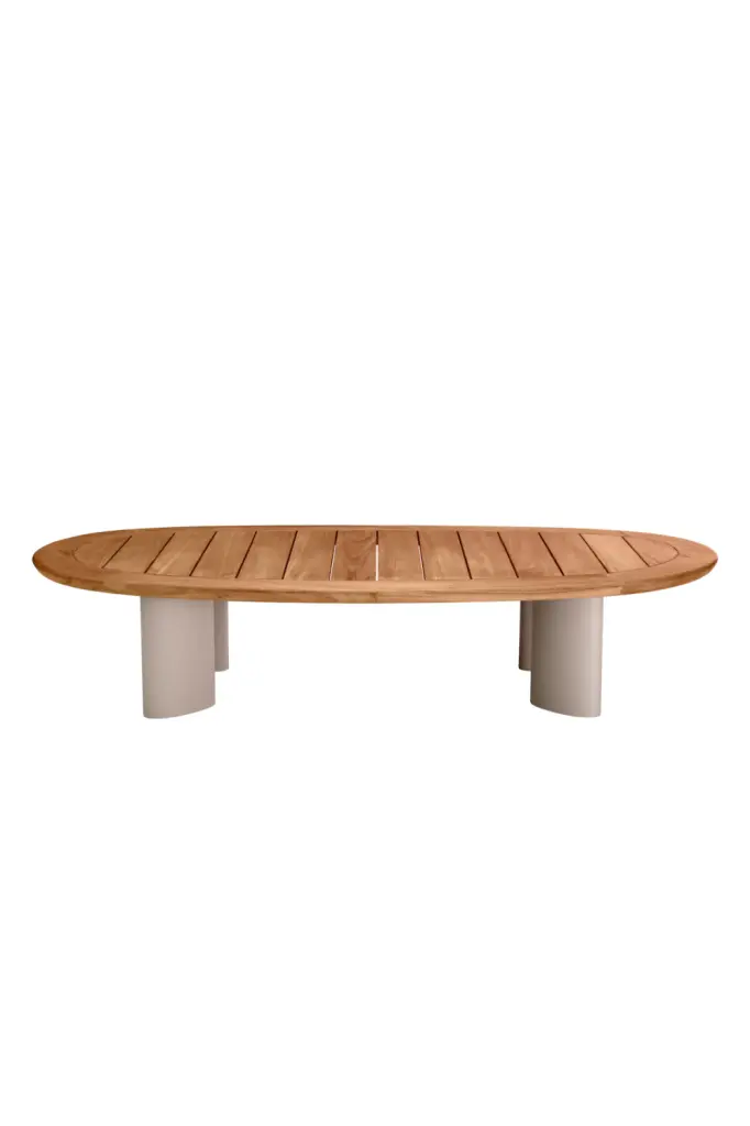 Eichholtz Free Form Teak Outdoor Coffee Table Lounge
