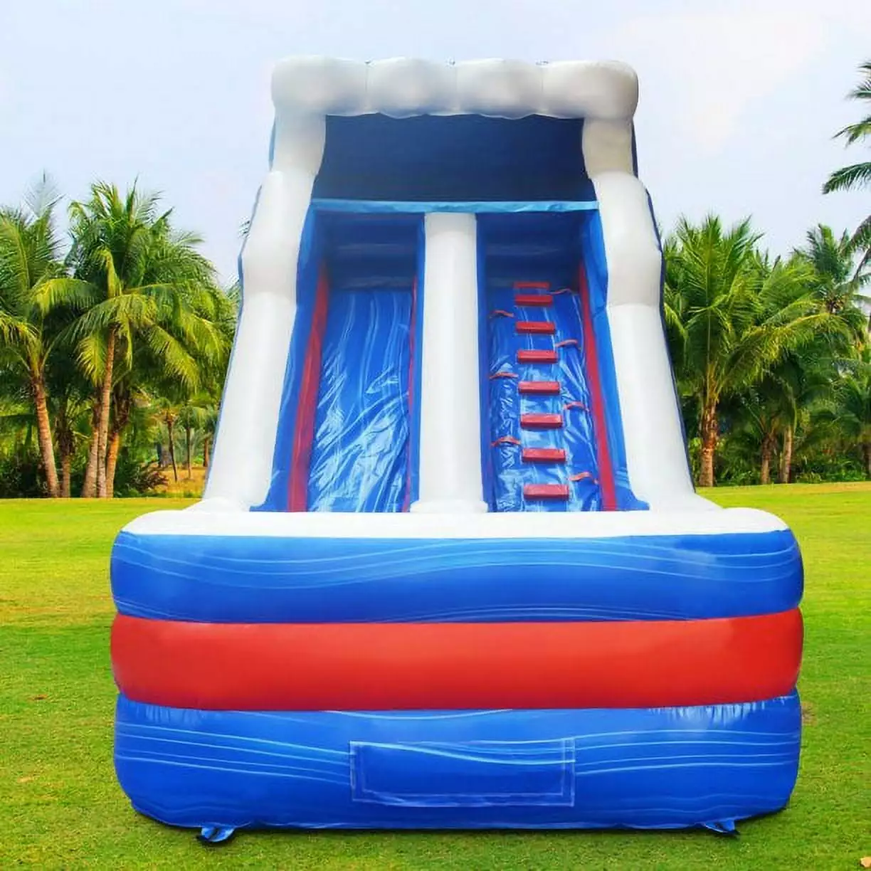 GOOSH 16 ft x 26 ft Commercial Grade Kid Inflatable Water Slide Blower and Splash Pool 192