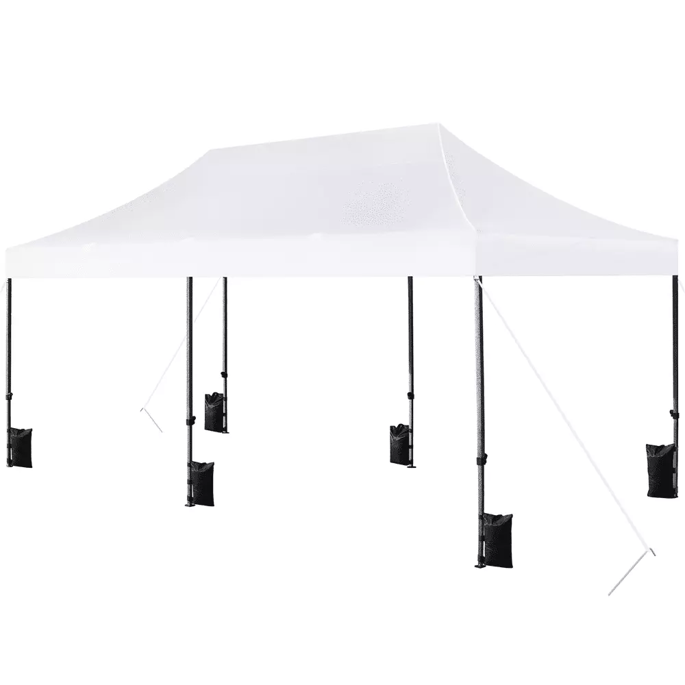 Yaheetech 10x20 Commercial Pop Up Canopy Tent White Outdoor Events
