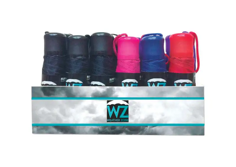 Weather Zone Assorted 42 Inch Compact Umbrella Case 36