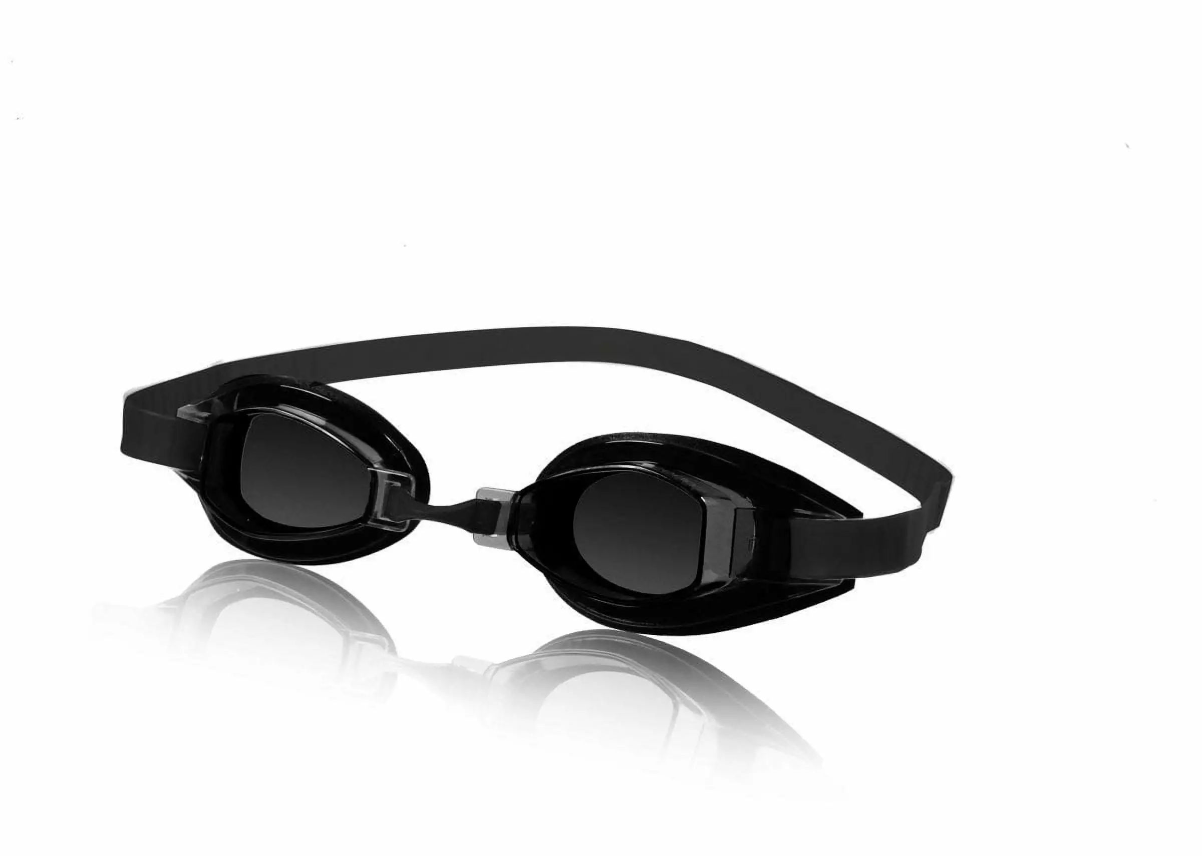 Speedo Sprint Swim Goggles Black Clear Competitive Swimming