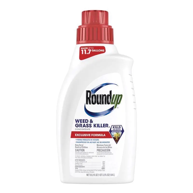 Roundup Weed and Grass Killer Concentrate 35.2 oz Herbicide Lawns