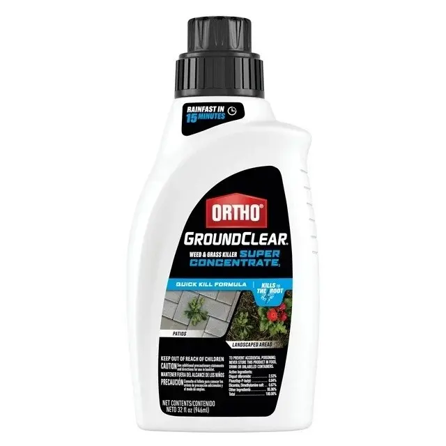 Ortho GroundClear Weed & Grass Killer Super Concentrate 32 oz Fast Acting