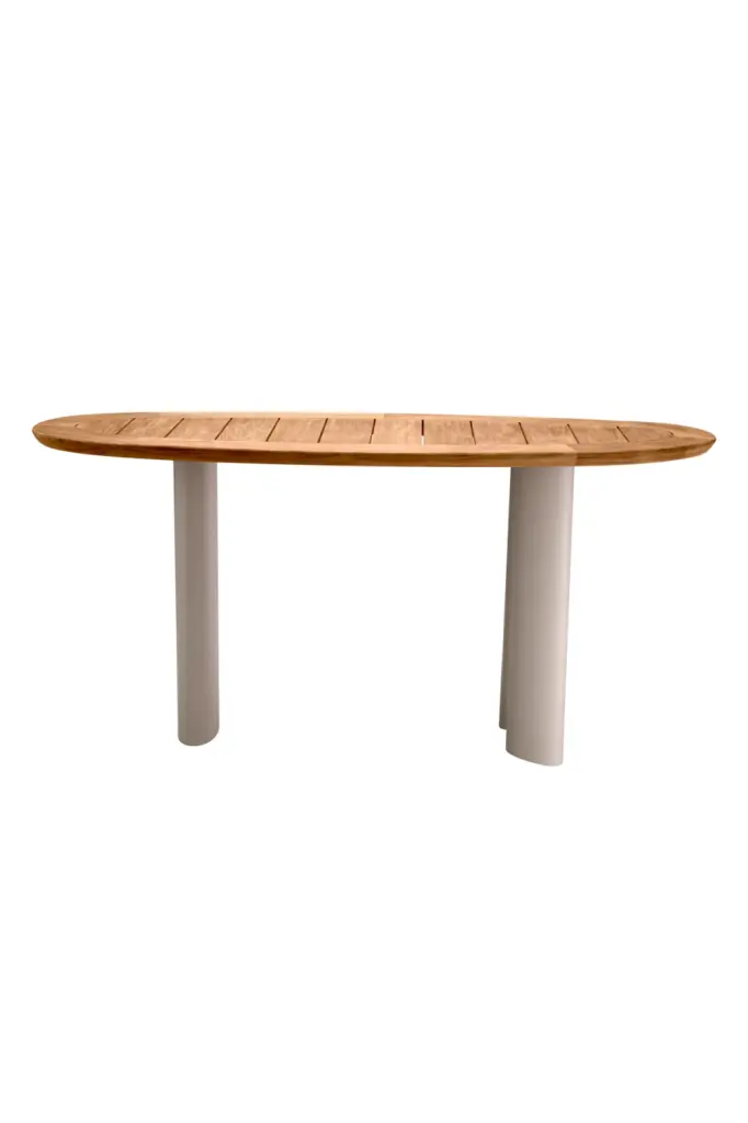 Eichholtz Free Form Teak Outdoor Console Table Entryway
