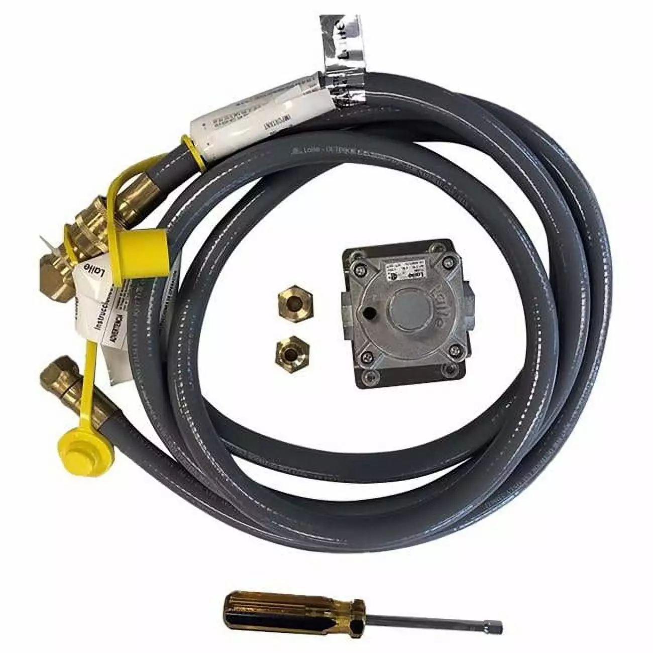 120 Inch Alpi Steel Natural Gas Conversion Kit Grill Mark Gray Cuadrado