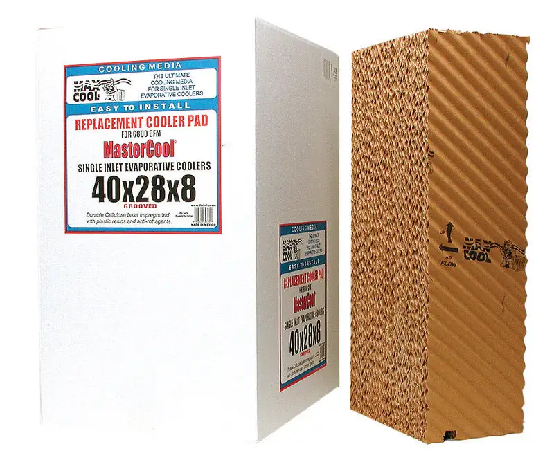 Dial 28x40 Inch Brown Cellulose Evaporative Cooler Rigid Media