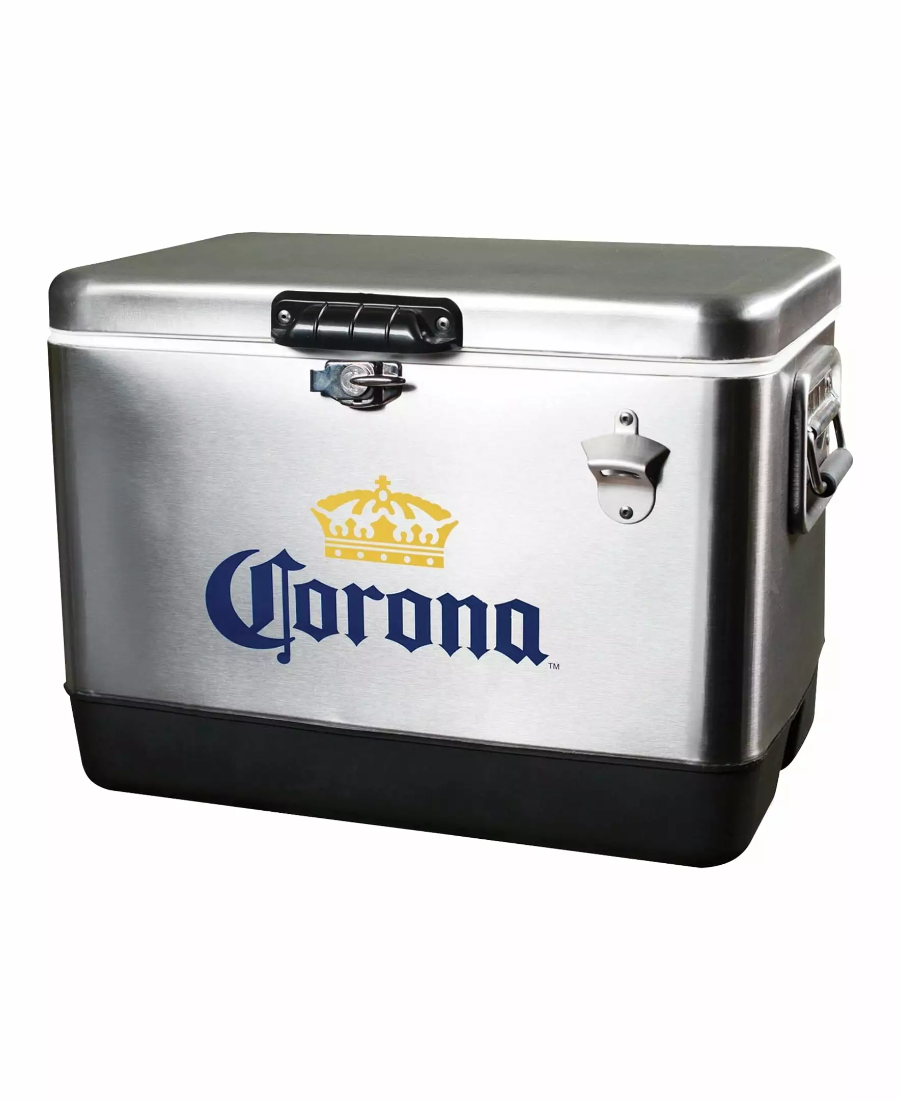 Corona Ice Chest Cooler Bottle Opener 51L 85 Can Silver