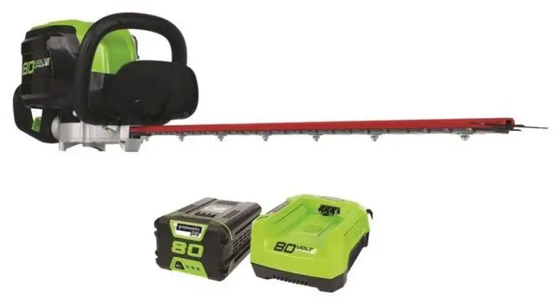 Greenworks 22372 Cordless Hedge Trimmer 80 Volt