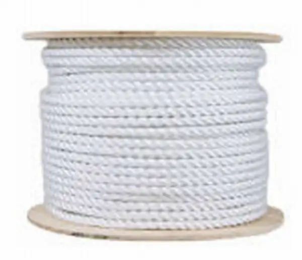Mibro 644371 Twisted Cotton Rope Reel Natural Color 100 Lb 3/8 x 300 Feet