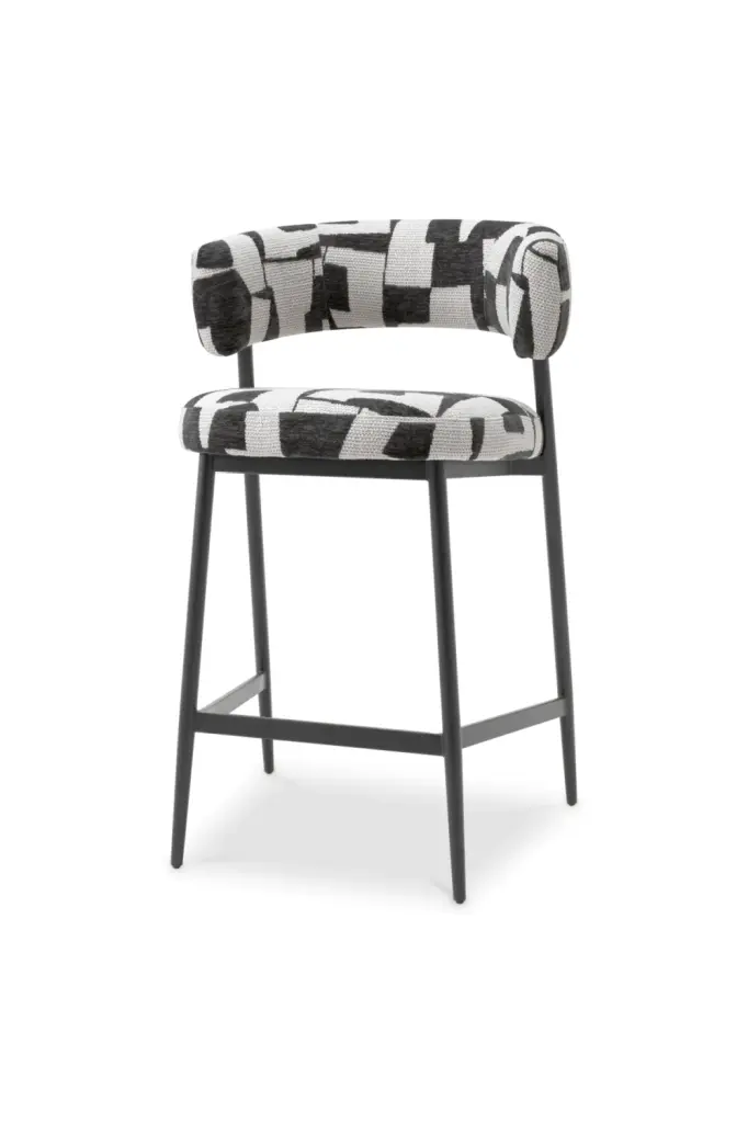Brooklyn Black Counter Stool Eichholtz Folsom Kitchen Island Seating