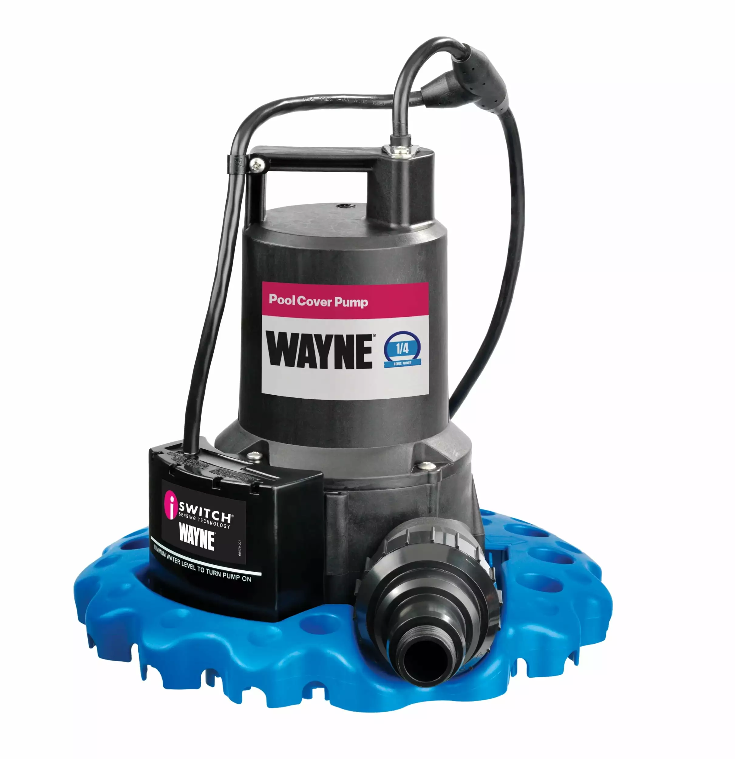 Wayne WAPC250 1/4 HP Thermoplastic Non-Submersible Pool Cover Pump 25-Ft Cord
