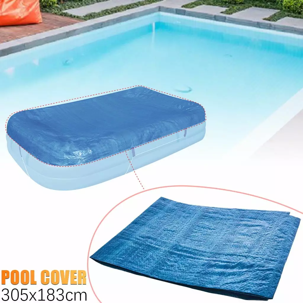 JOFOW Inflatable Cover Swimming Pools Family Garden Outdoor Paddling Pool Tools Home Improvement One