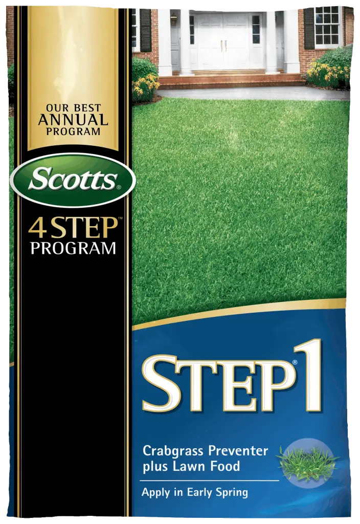 Scotts STEP 1 Crabgrass Preventer Plus Lawn Food - Early Season Treatment