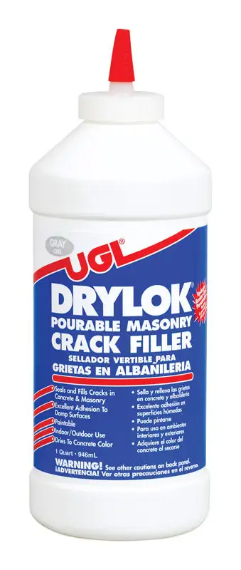 UGL DRYLOK Gray Masonry Crack Filler 1 Quart Pack 6 Waterproof Sealant