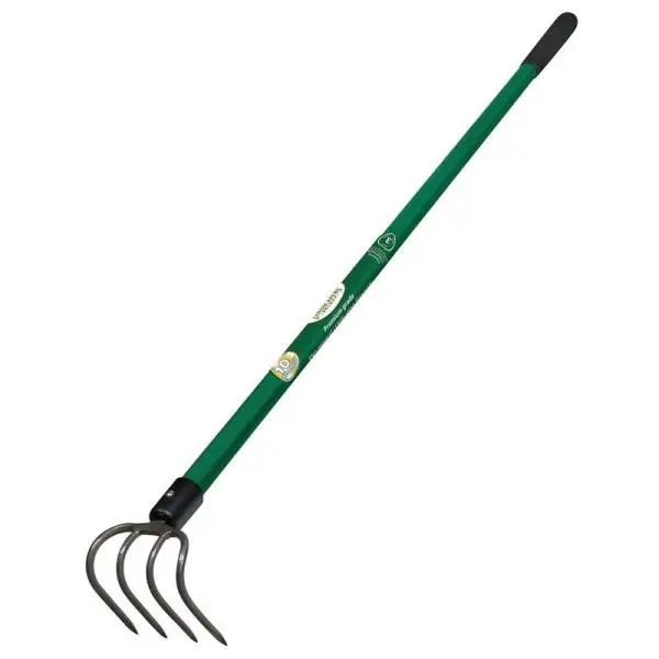 Vulcan 34576 Long Handle Garden Cultivator 5 Inch Welded Head