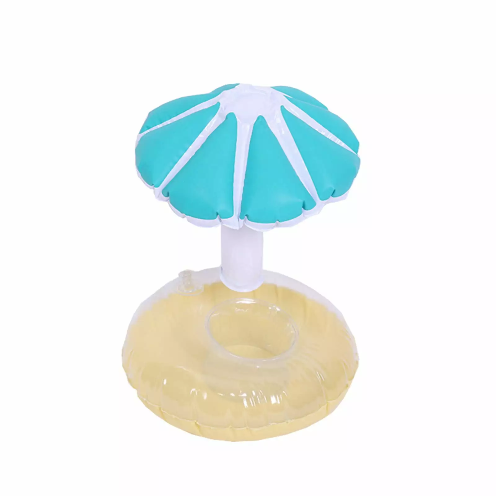 Pnellth Pool Cup Holder Portable Eye-Catching Compact Lovely Wear-Resistant Anti-leak Pool Floating Cup Holder