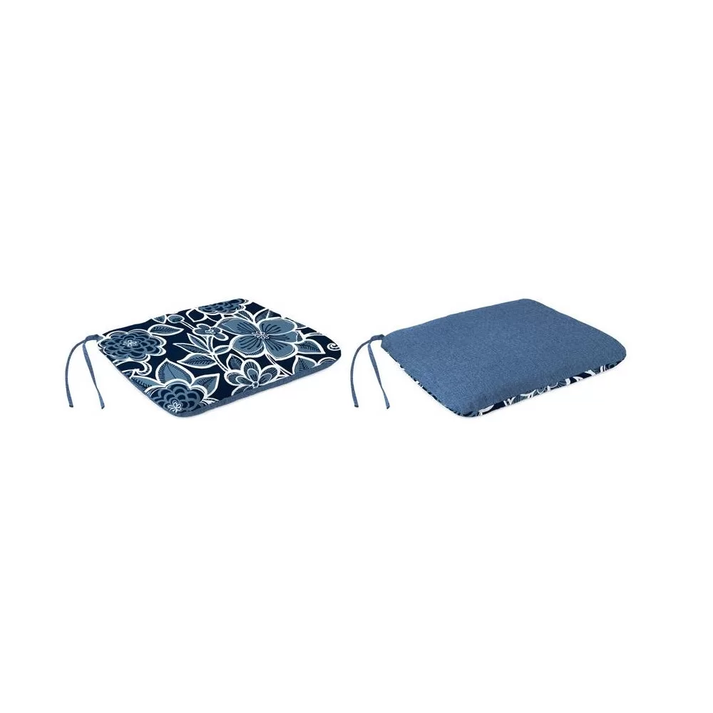 Jordans WL9603-5425 Mono Chair Cushion Polyester Blue Office Seat Pad