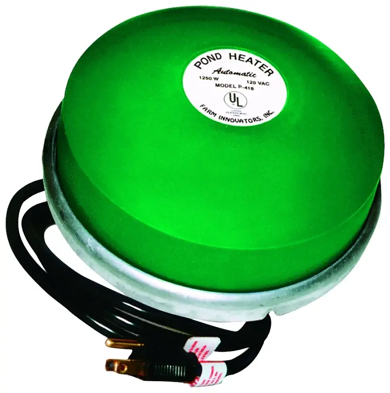 Ice Melt Ice Chaser P-418 Pond De-Icer, 50 to 60 gal Tank, 10 ft L Cord, 1250 W