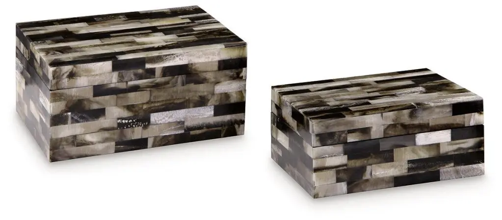 Ellford Decorative Box Set 2 Home Storage
