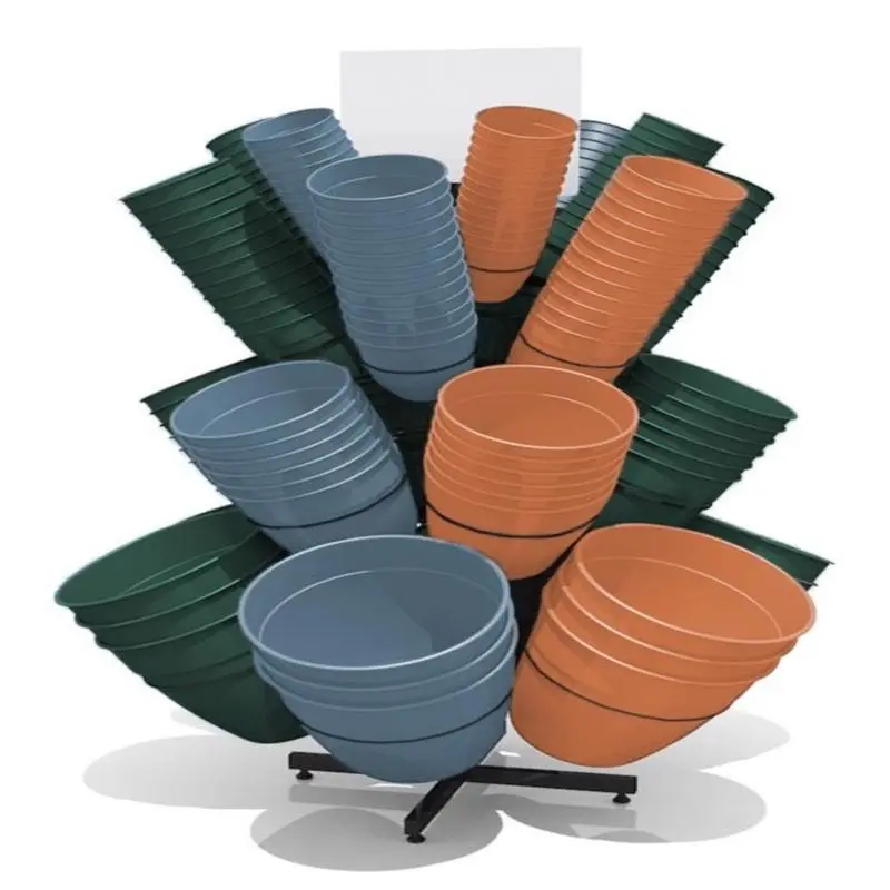 Bloem Black Steel Planter Display Indoor and Outdoor Plants
