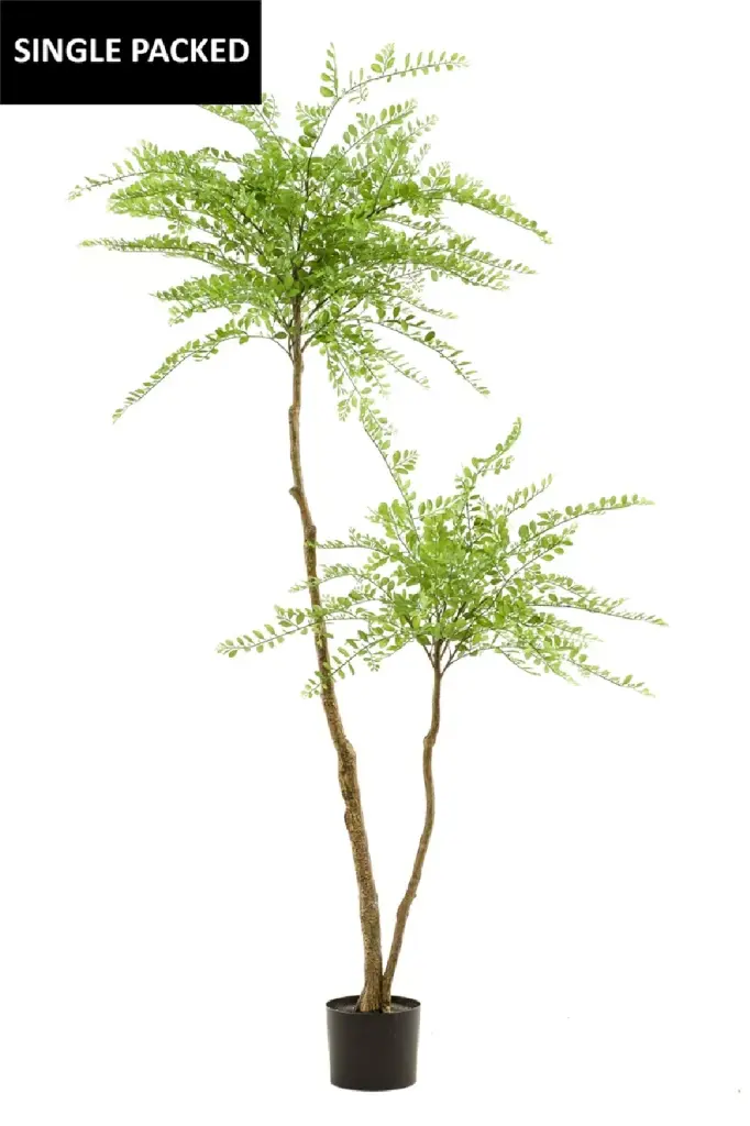 Medium Fine Leaf Faux Trees Artificial Sophora Indoor Outdoor Decor