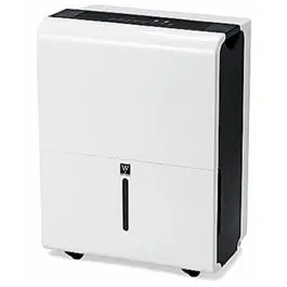 Dehumidifier Modern White Design 30-Pint Capacity Medium Rooms HomePointe