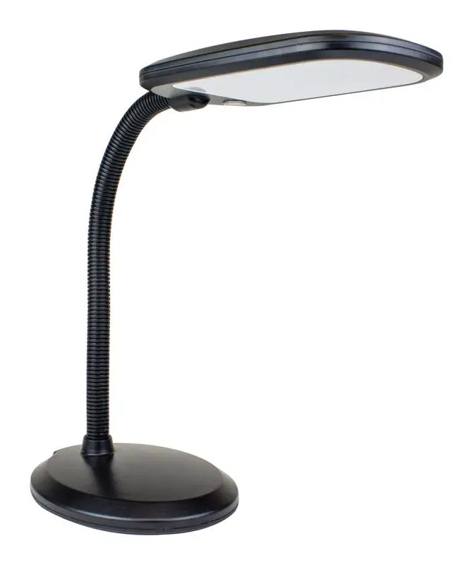 Newhouse Lighting Eos 14 . Black Desk Lamp - Modern Adjustable Office Light