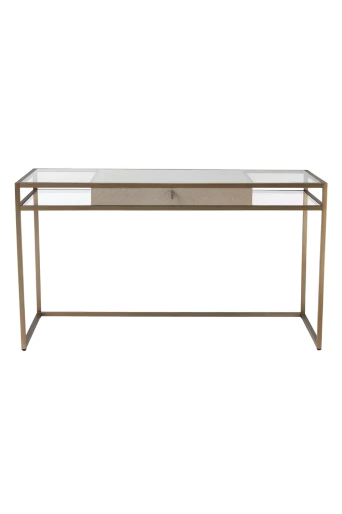 Brass Mid-Century Desk Napa Valley Eichholtz