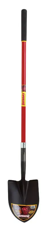 Razor-Back 59.25 . Steel Round Digging Shovel Fiberglass Handle