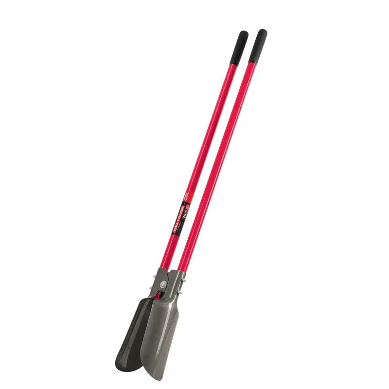Truper Tru-Tough 59-Inch Steel Atlas Pattern Post Hole Digger Fiberglass Handle