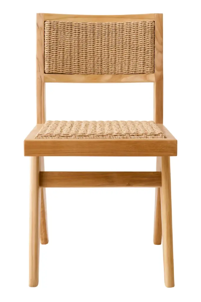 V-Shaped Legs Outdoor Dining Chair Eichholtz Niclas Patio Seating